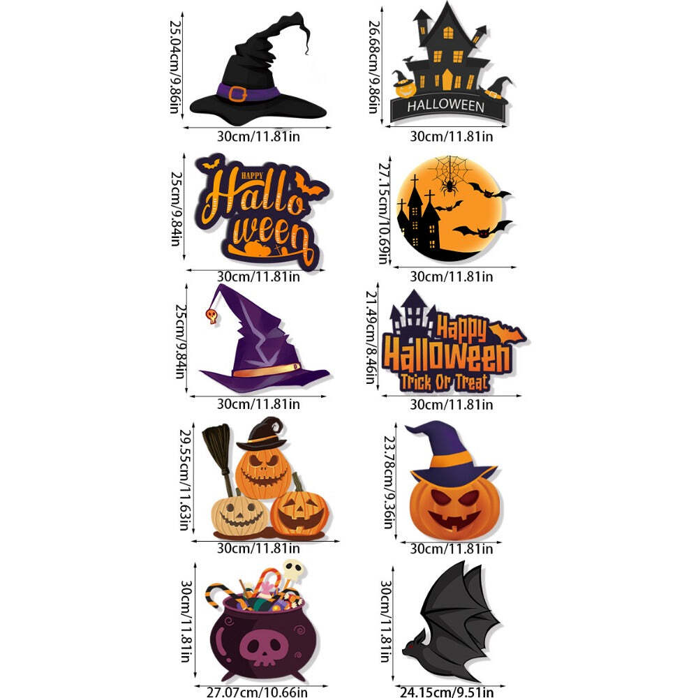 Doormort Halloween Door Hanging Set – 3/10pc
